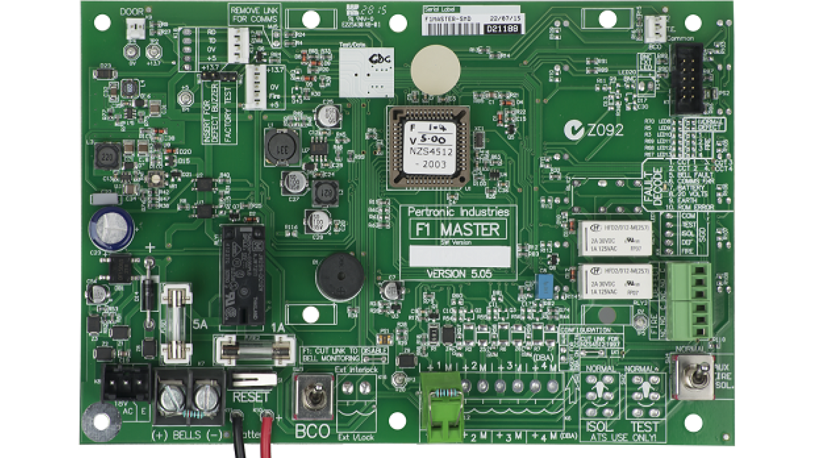F1 masterPCB
